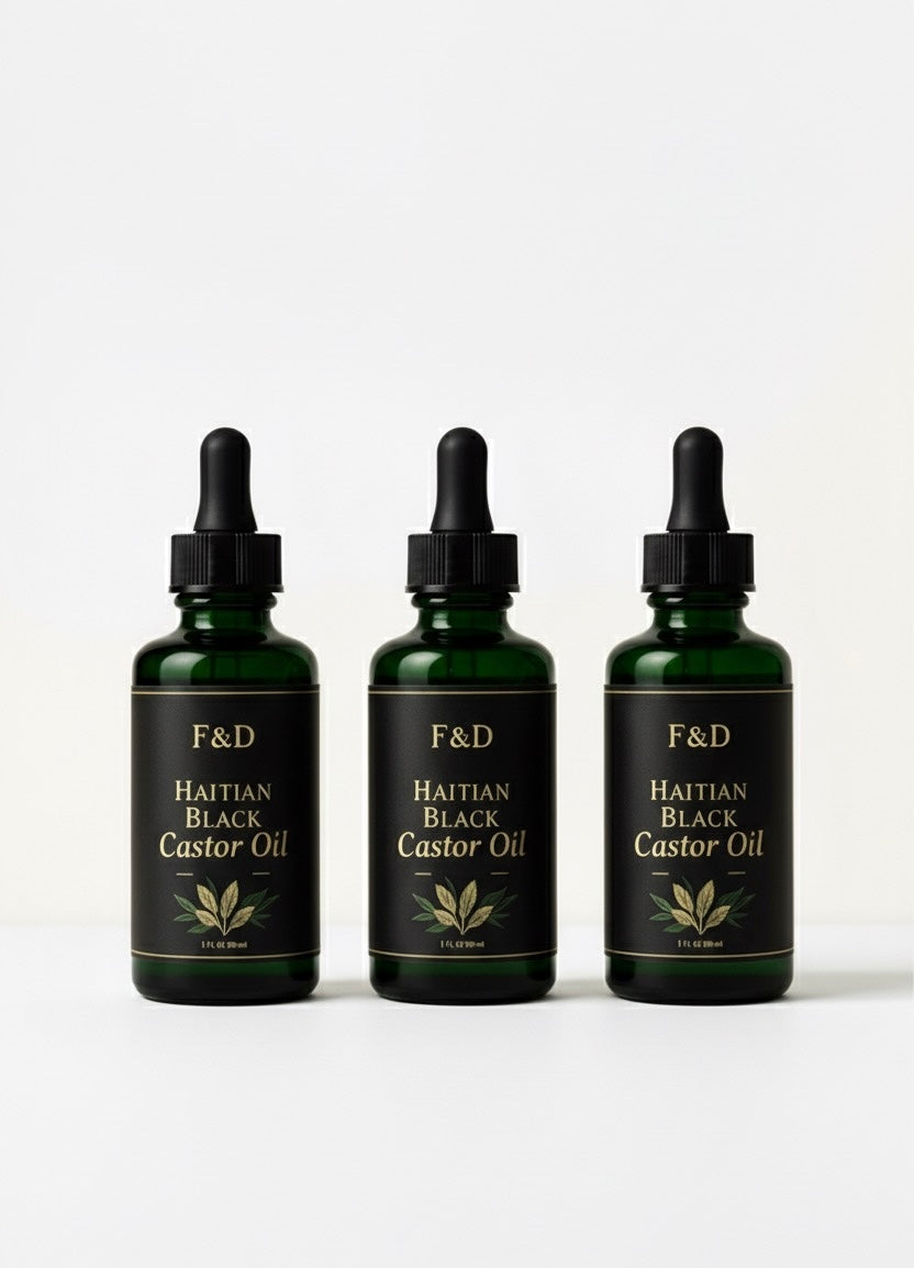 F&D HAITIAN BLACK CASTOR OIL 2OZ