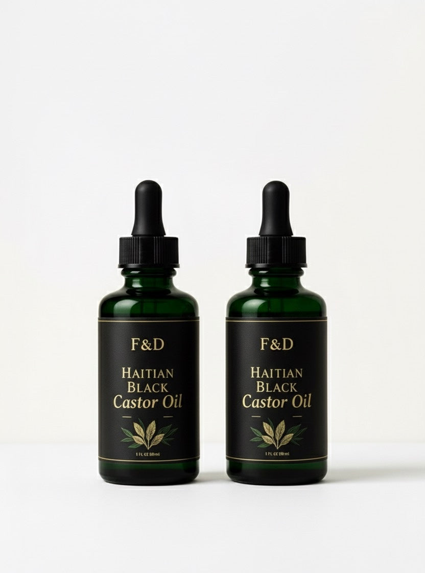 F&D HAITIAN BLACK CASTOR OIL 2OZ