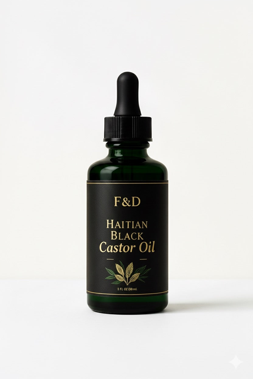 F&D HAITIAN BLACK CASTOR OIL 2OZ