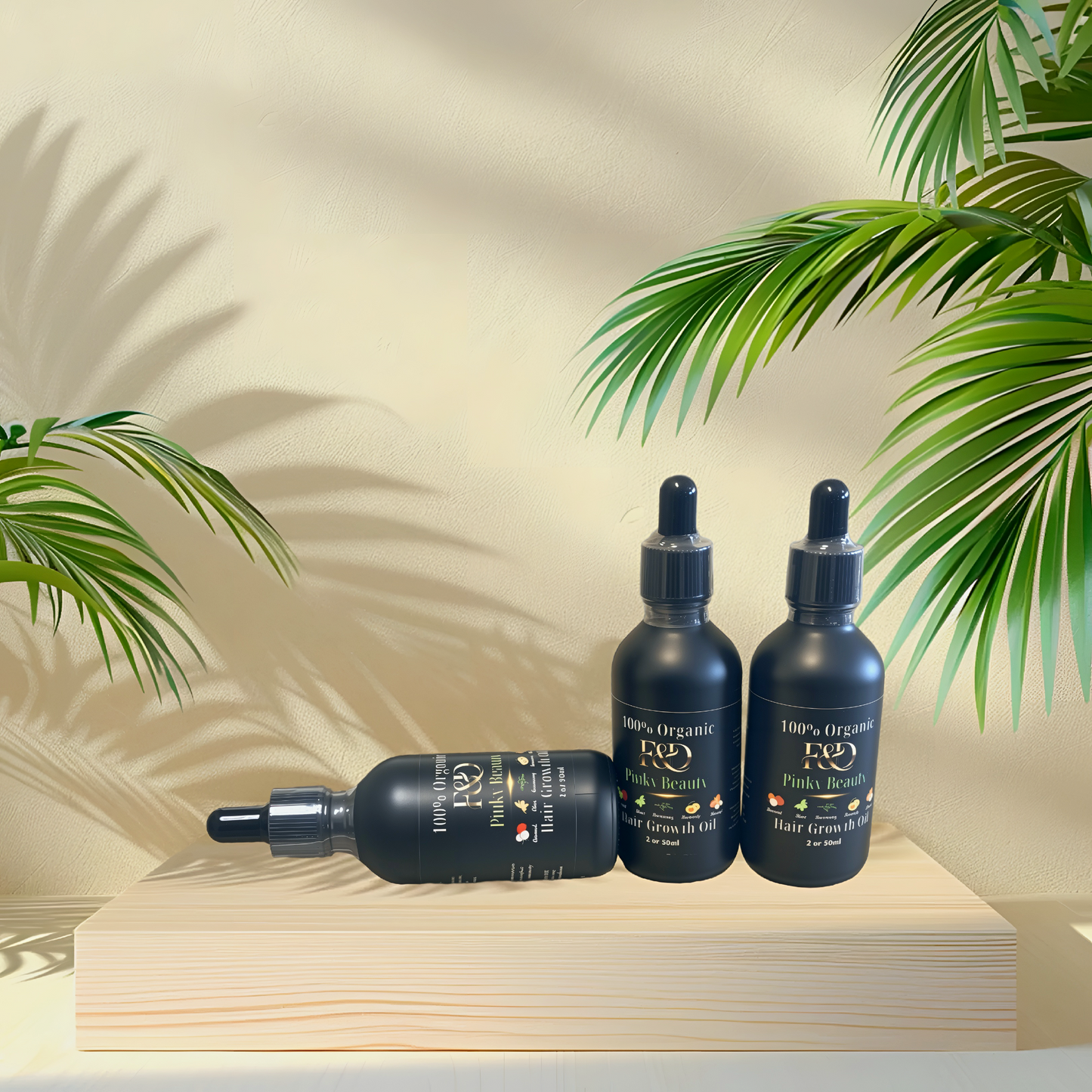 F&D HAIR GROWTH OIL 3 BOTTLES